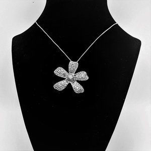 Vintage SILPADA Sterling Silver 925 Flower Pendant